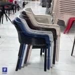 قابلیت چیدمان بر روی هم صندلی پلیمری تالینا - تیارا کارخانه پولاد