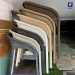 رنگبندی صندلی پلیمری حصیری کد 992 ناصرپلاستیک مدل نفیس