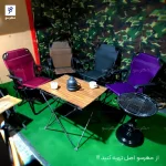 کارخانه صندلی مسافرتی 9 فنره پلاس - تاشو کمپ