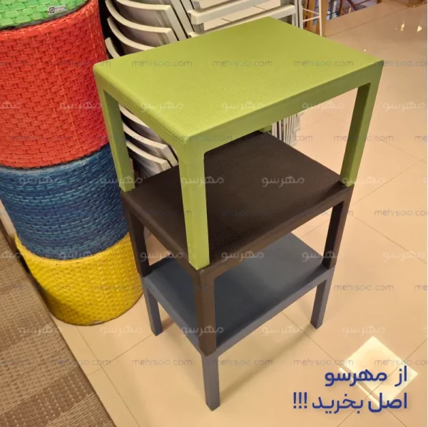 میز عسلی پلیمری پلاستیکی پولاد صنعت
