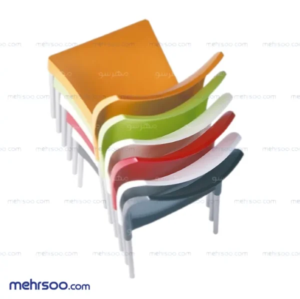 رنگبندی صندلی رستورانی هارمونی (پلیمری پلاستیکی)