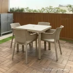 میز و صندلی پلاستیکی فضا باز تالینا - مبلمان پولاد