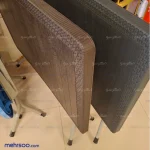 میز پلاستیکی تاشو حصیری 6 نفره