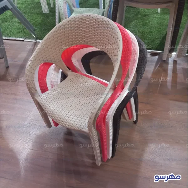 صندلی های کودک مدل پلیمری حصیری زیبا