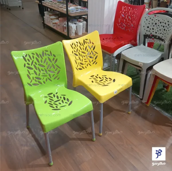 صندلی بدون دسته پایه فلزی ارزان
