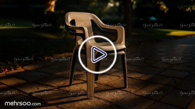 فیلم صندلی سولارا پولاد - صندلی پلیمری دسته دار ارزان