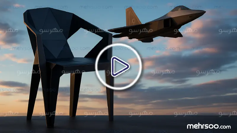 تصویر کارو ویدیو بررسی کیفیت صندلی پلیمری f22 کارخانه پولاد