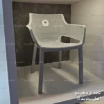 صندلی پلیمری تیارا یا تالینا طوسی روشن