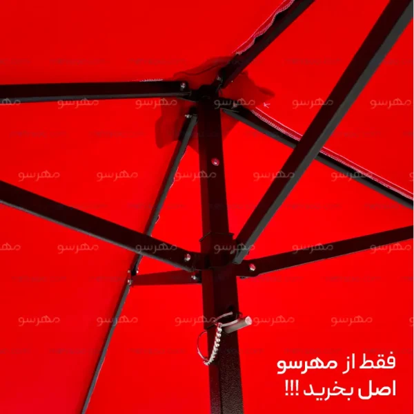 پارچه چتر سایه بان باغ رستوران و کافه ای