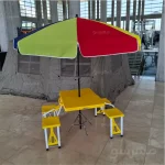 میز و صندلی مسافرتی تاشو مدل همسفر 4 نفره