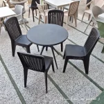 میز صندلی غذاخوری کافی شاپ و رستورانی مدرن مدل ورونیکا پولاد صنعت