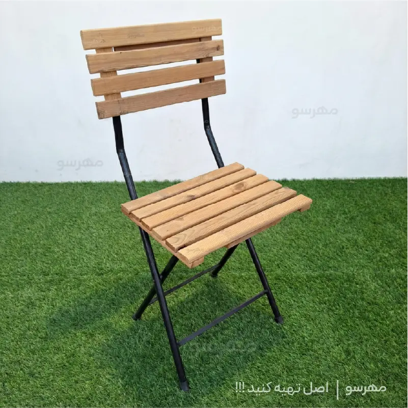 صندلی فلری تاشو چوب ترمو