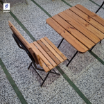 صندلی تاشو ترمووود با میز تاشو