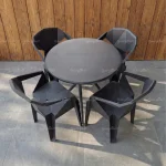 میز صندلی غذاخوری باغی 4 نفره الماس