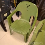 صندلی پلاستیکی دسته دار 412 طرح لاین