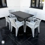 میز و صندلای پلاستیکی مدرن