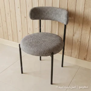 صندلی راحتی روبی مدل فلزی تشک دار