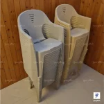 صندلی پلاستیکی دسته دار مدل لاین 412