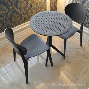 میز و صندلی پلاستیکی اسکای دونفره نظری