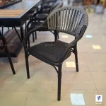 صندلی پلاستیکی دسته دار نظری پشتی کنفی