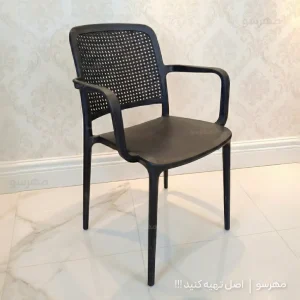 صندلی پلاستیکی پلیمری مونیکا دسته دار کارخانه نظری