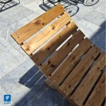 نمای نزدیک چوب تخت استخری تمو اشک