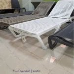 نمای نزدیک تخت ساحلی پلاستیکی پلیمری ادسا