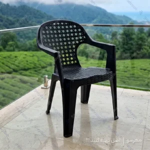 صندلی پلاستیکی حصیری طرح خاتون