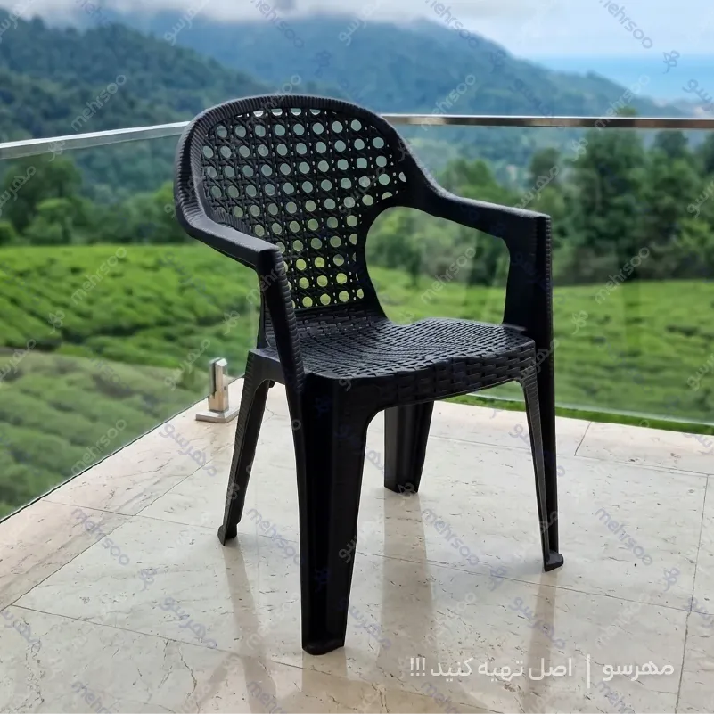 Khatoon plastic chair صندلی پلاستیکی حصیری طرح خاتون