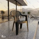 صندلی فضا باز کلاسیک طرح حصیری خاتون