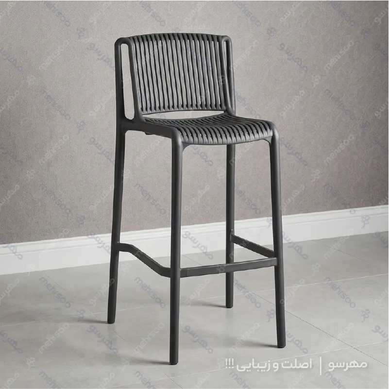 polymer bar chair صندلی بار پلیمری پلاستیکی مدرن