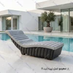 تخت کنار استخر ثابت پلیمری