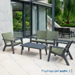 مبلمان باغی تایتان مدل ویرا 4نفره کارخانه پولاد