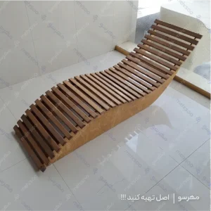 تخت استخر چوب ترمو موج