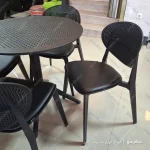 صندلی راحت تشک دار اسکای با میز مشبک
