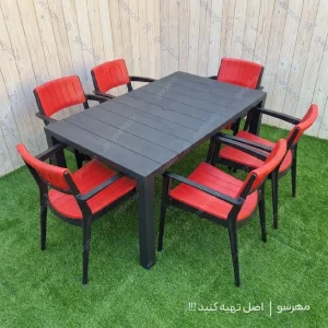 ست غذاخوری 6نفره پلیمری مارگاریتا